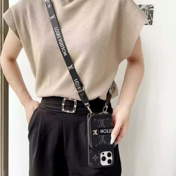 Crossbody Phone Wallet Case For iPhone 11-18 Pro Max Q84