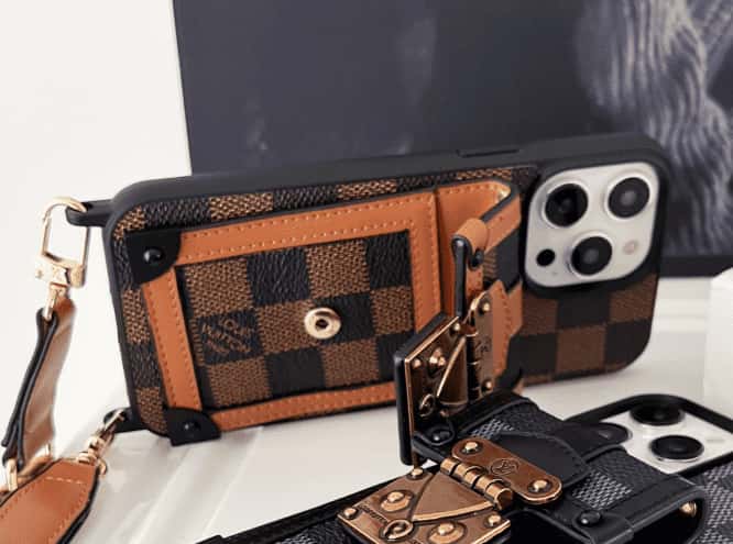 Crossbody Phone Wallet Case For iPhone 11-18 Pro Max Q126