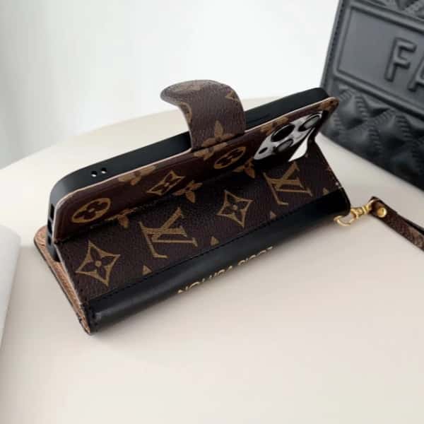 Phone Wallet Case For iPhone 11-18 Pro Max Q93
