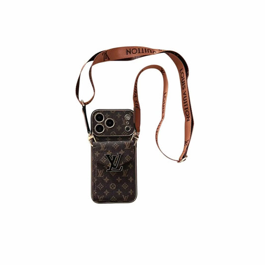 Crossbody Phone Wallet Case For iPhone 11-18 Pro Max Q122