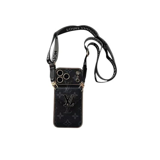 Crossbody Phone Wallet Case For iPhone 11-18 Pro Max Q123