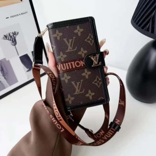 Crossbody Phone Wallet Case For iPhone 11-18 Pro Max Q64