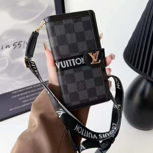 Crossbody Phone Wallet Case For iPhone 11-18 Pro Max Q66