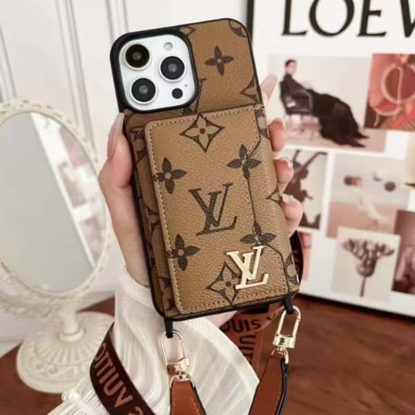 Crossbody Phone Wallet Case For iPhone 11-18 Pro Max Q108