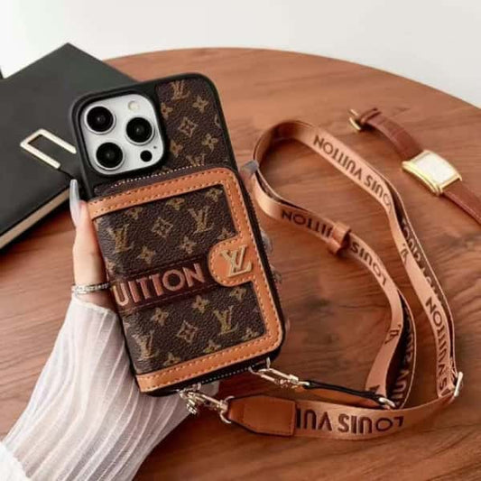 Crossbody Phone Wallet Case For iPhone 11-18 Pro Max Q85