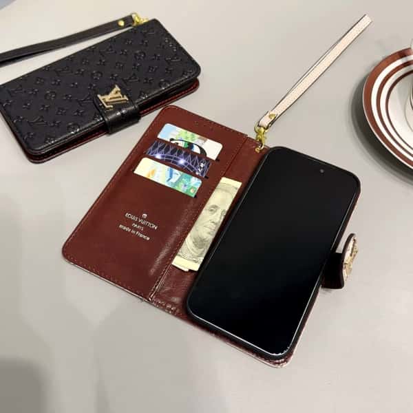 Phone Wallet Case For iPhone 11-18 Pro Max Q127