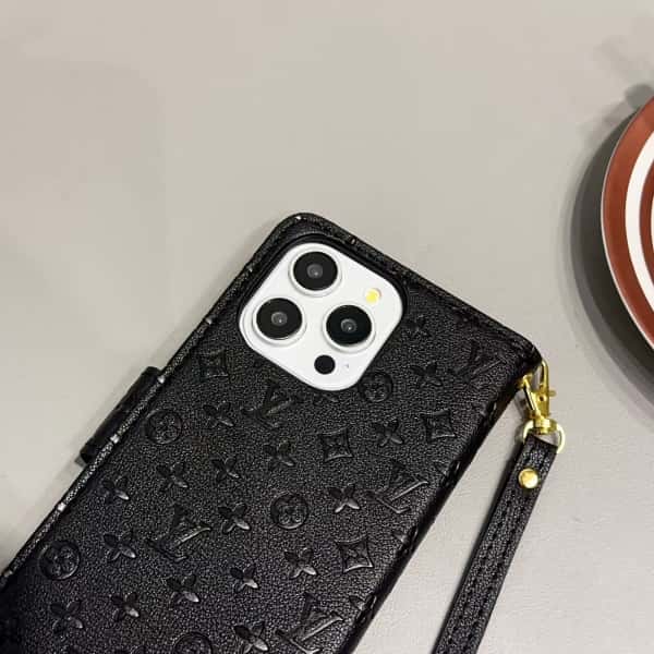 Phone Wallet Case For iPhone 11-18 Pro Max Q127