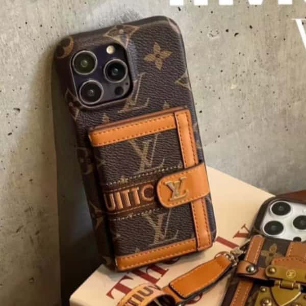 Crossbody Phone Wallet Case For iPhone 11-18 Pro Max Q125
