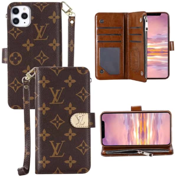 Phone Wallet Case For iPhone 11-18 Pro Max Q77