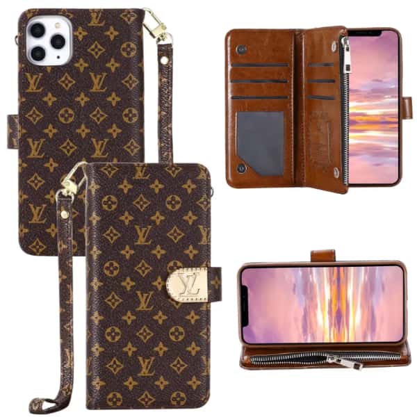Phone Wallet Case For iPhone 11-18 Pro Max Q80