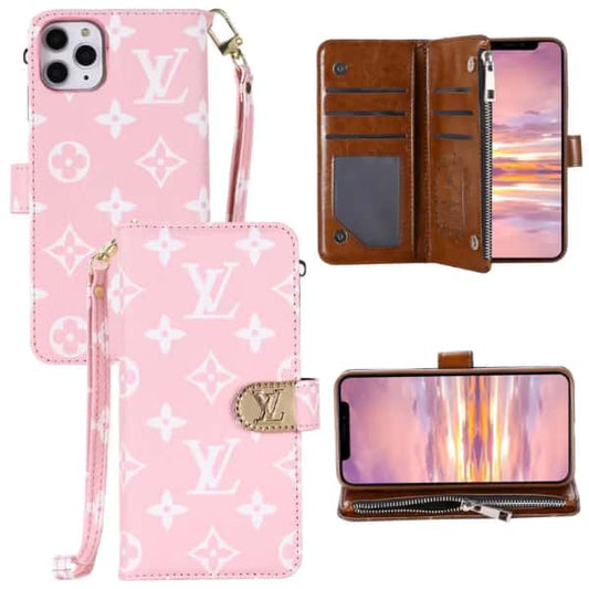 Phone Wallet Case For iPhone 11-18 Pro Max Q79