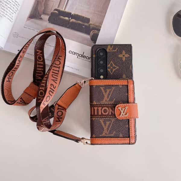 Crossbody Wallet Case for Samsung Galaxy Z Fold3-Fold8 Q156