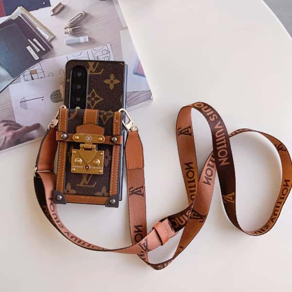 Crossbody Wallet Case for Samsung Galaxy Z Fold3-Fold8 Q155