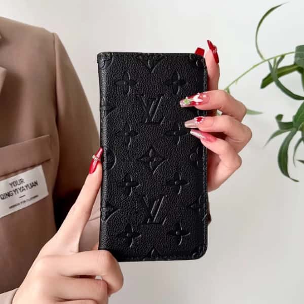 Phone Wallet Case For iPhone 11-18 Pro Max Q97