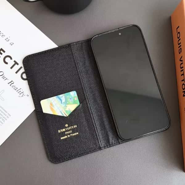 Phone Wallet Case For iPhone 11-18 Pro Max Q97