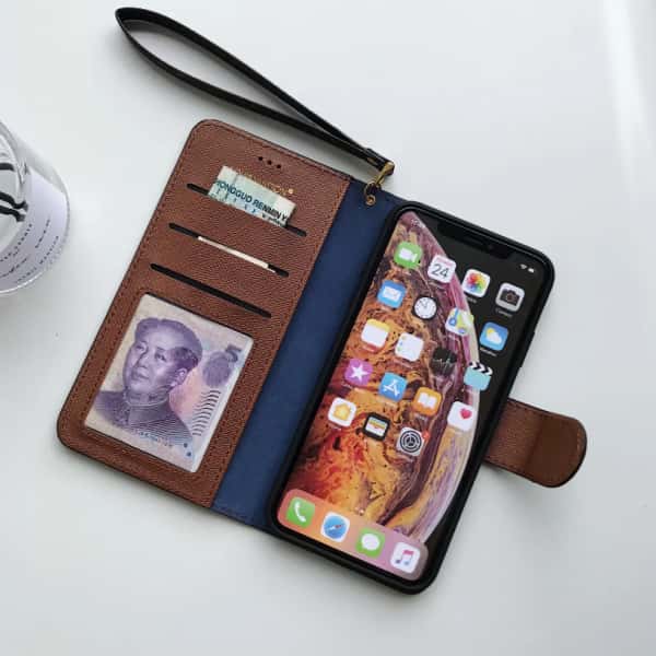 Phone Wallet Case For iPhone 11-18 Pro Max Q95