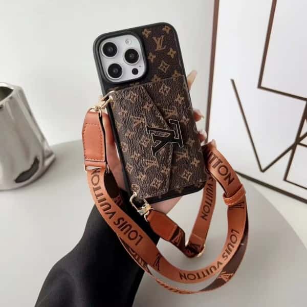 Crossbody Phone Wallet Case For iPhone 11-18 Pro Max Q86