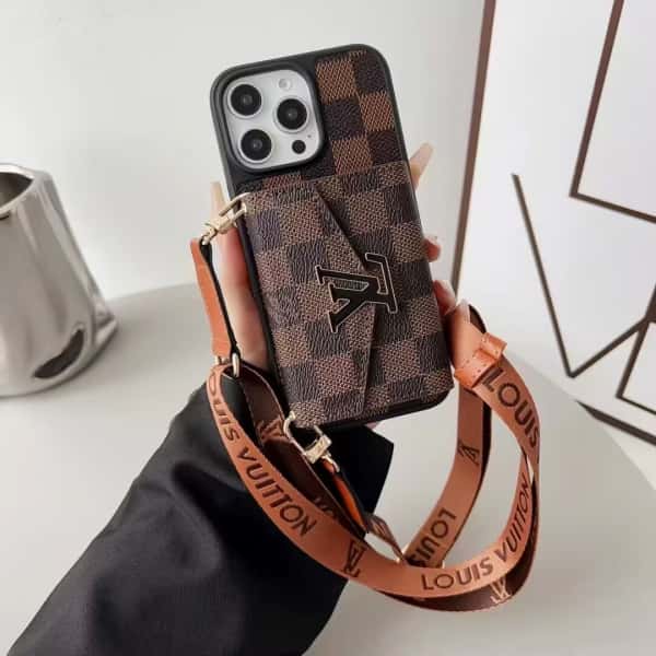 Crossbody Phone Wallet Case For iPhone 11-18 Pro Max Q91