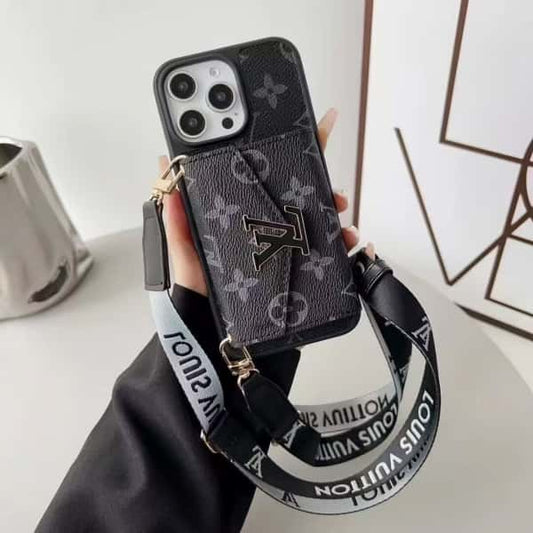 Crossbody Phone Wallet Case For iPhone 11-18 Pro Max Q89