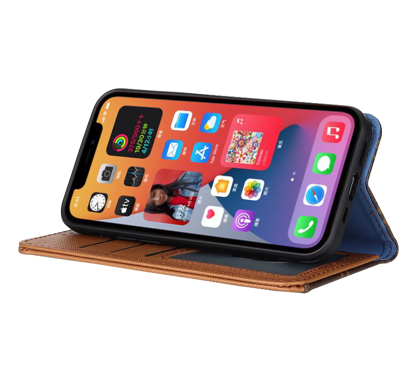 Phone Wallet Case For iPhone 11-18 Pro Max Q94