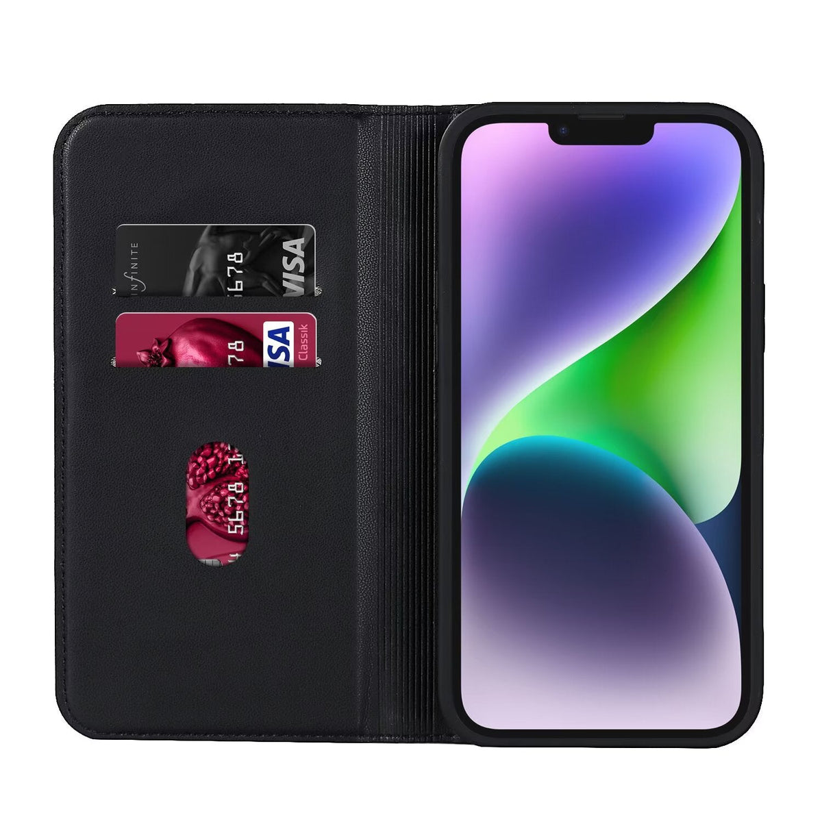 Quilted Leather MagSafe Wallet Case For iPhone 17 16 15 14 13 12 Pro Max Flip Card Slots Kickstand Wireless Charging Cover Q26 - QuiltedCases