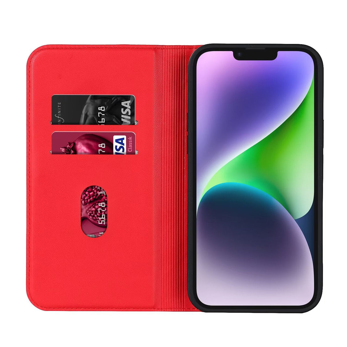 Quilted Leather MagSafe Wallet Case For iPhone 17 16 15 14 13 12 Pro Max Flip Card Slots Kickstand Wireless Charging Cover Q29 - QuiltedCases