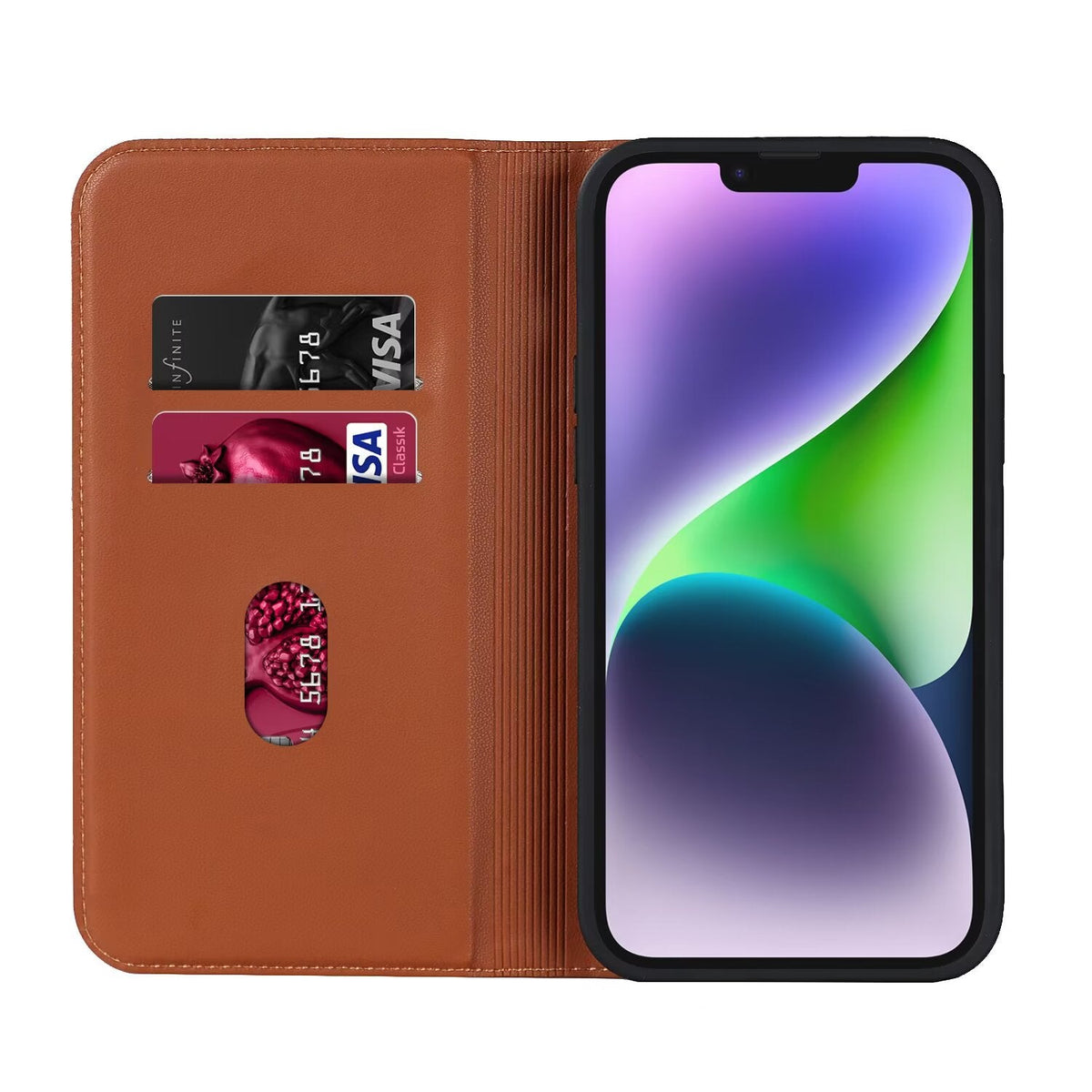 Quilted Leather MagSafe Wallet Case For iPhone 17 16 15 14 13 12 Pro Max Flip Card Slots Kickstand Wireless Charging Cover Q31 - QuiltedCases