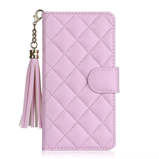 Quilted Leather Wallet Case For iPhone 17/16/15/14/13/12/11 Pro Max MagSafe Q12 - QuiltedCases